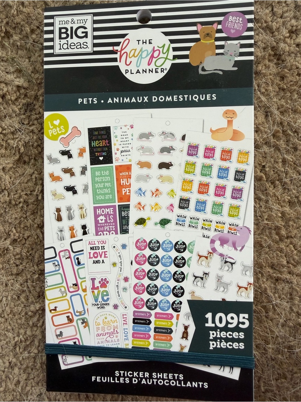 The Happy Planner Pets Sticker Sheets - Assorted Colors